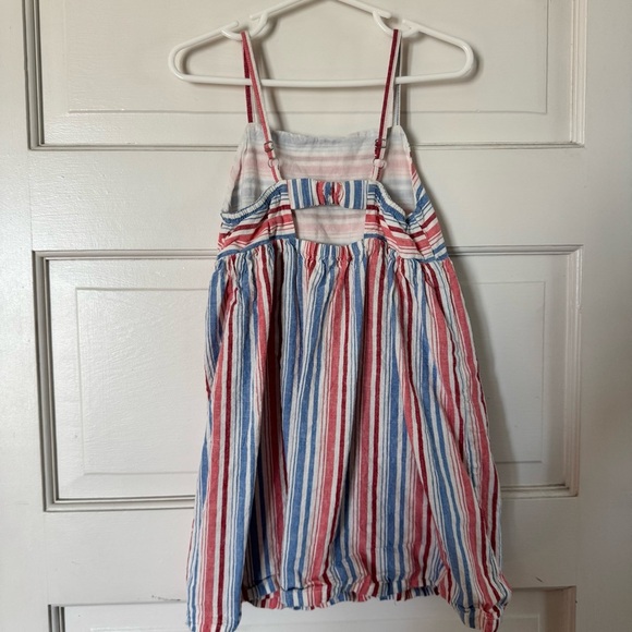OshKosh B'gosh Red and Blue Striped Dress - Picture 2 of 3